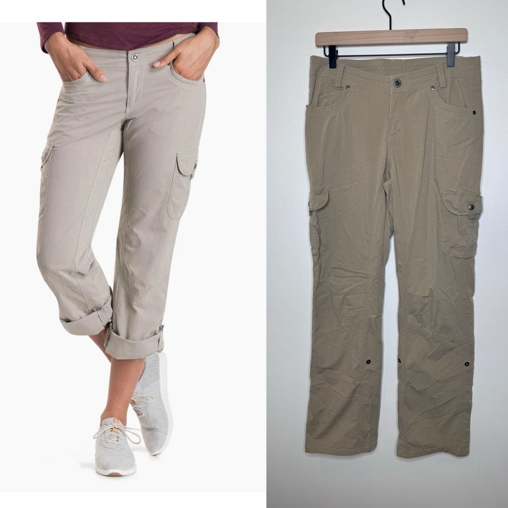 Kuhl SPLASH™ ROLL-UP PANT khaki color size 10